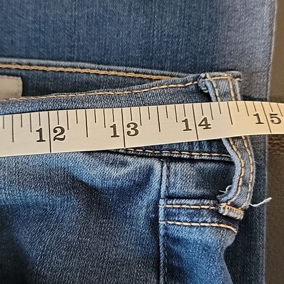 Aeropostale blue denim low-rise bootcut jeans Size 4 - Picture 14 of 16